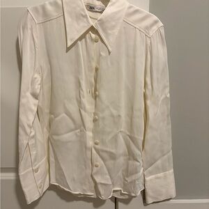 Zara Off-White Classic Shirt